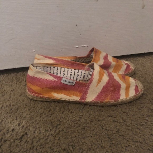 Soludos multi color 39 slip on*slides*mules*flats - Picture 2 of 3